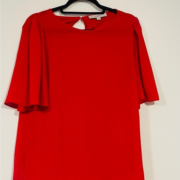 Red Loft top EUC Size Small - Picture 1 of 8